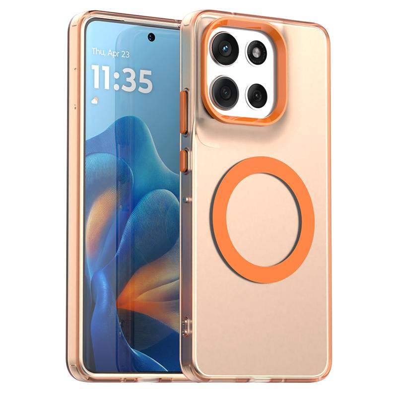 Transparent Case For Motorola Moto G100 Pro Case Moto G100 Pro Magnetic Adsorption Wireless Charge Cover For Moto G100 Pro Case