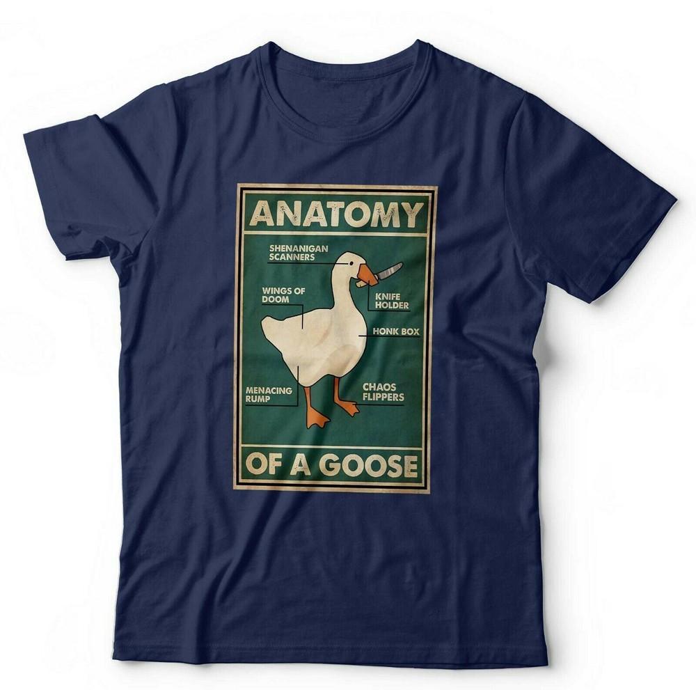 Anatomy Of A Goose T Shirt Unisex Kids Funny Gift Untitled Goose Game S