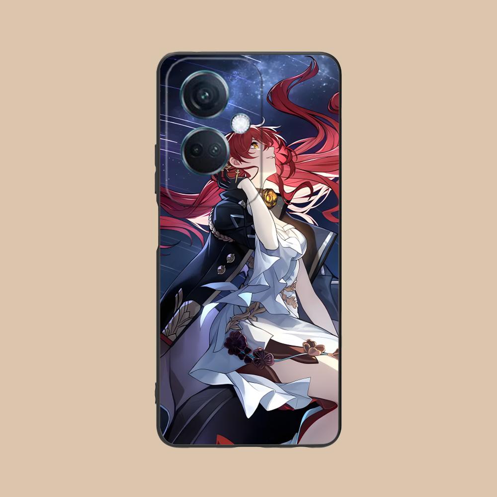 HSR Himeko Matte TPU Mobile Phone Case for OPPO Find X9 X8 X7 X6 X5 X3 X2 Plus s Pro Ultra Lite Colorful Printing Cover