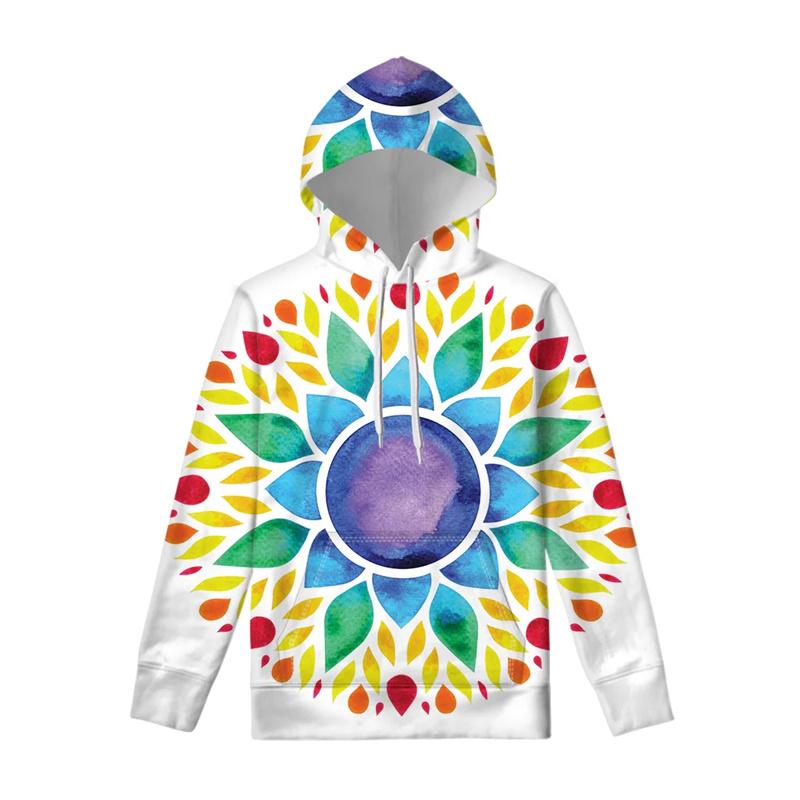 New Peach Blossom Orchid Flower Print Pullover Hoodie For Men Women New In Hoodies & Sweatshirts Harajuku Men Clothing Pullover