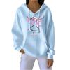 Women's Fashion CasualAngel Printed Pullover Sports Long Sleeve Sweatshirt