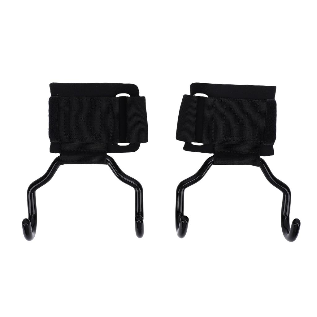 1 Pair Weight Lifting Hooks Adjustable Men Women Wrist Strap Multi Functional for Gym Pull Ups Deadlifts Strength