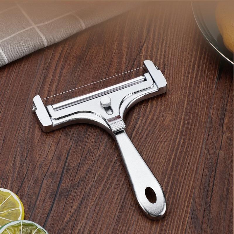 Multicolor aluminum alloy cheese slicer adjustable thickness butter cutter soft and semi-hard kitchen cooking tools