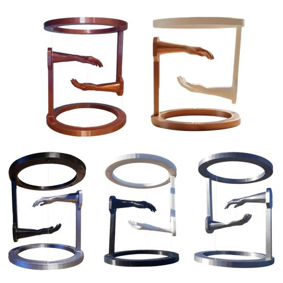 Druk 3D Ornament Ramię Przeciwgrawitacyjne Zawieszenie Antygrawitacyjne Figurka Statua Dekoracja Domowego Biura Półki Biurka