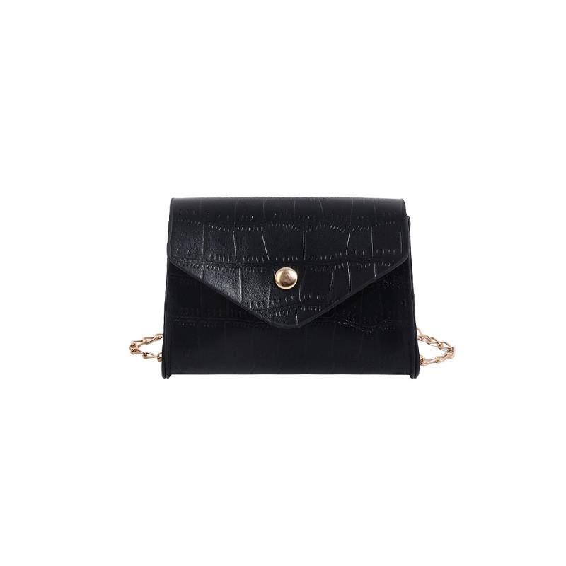 Fashionable Casual Shoulder Bag Stylish Crossbody Handbag With Chain For Women In Black White And Pink