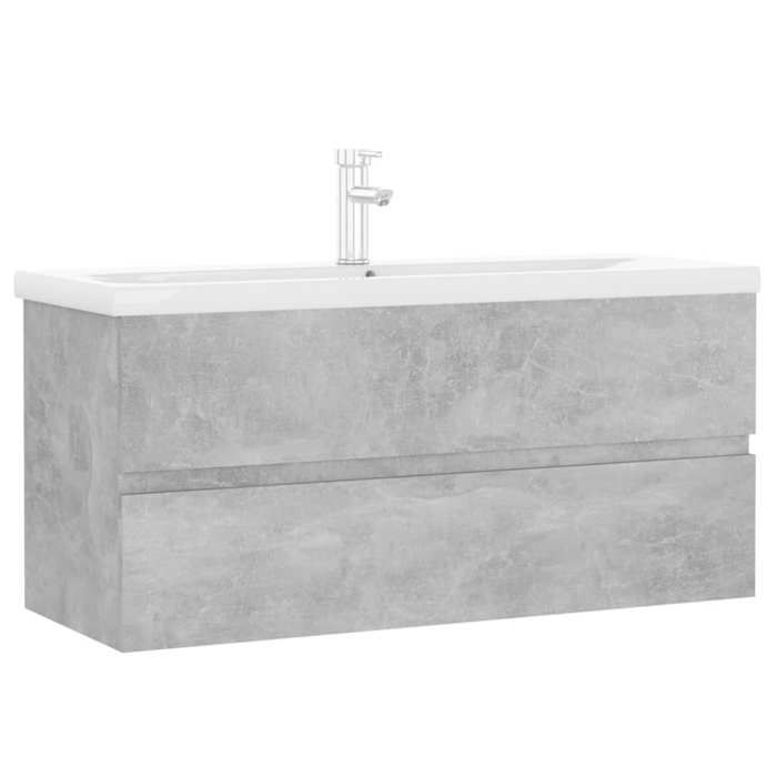 VidaXL Armoire d'Evier avec Lavabo Intégré Placard de Salle de Bain Meuble de Rangement Armoire de Rangement Toilette 3071661