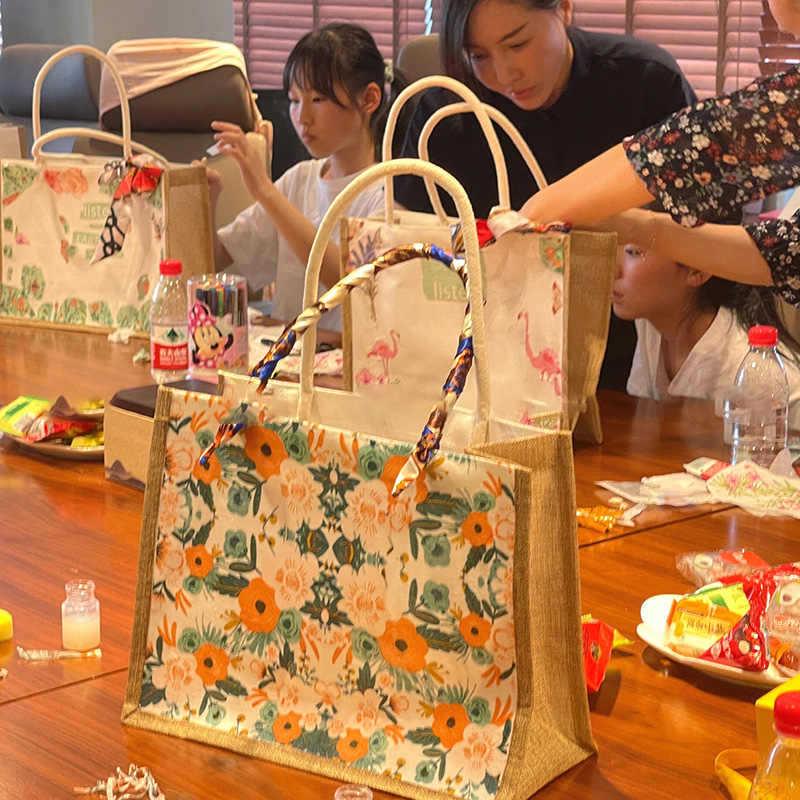 Spring Festival Kids' DIY Decoupage Linen Tote Kit