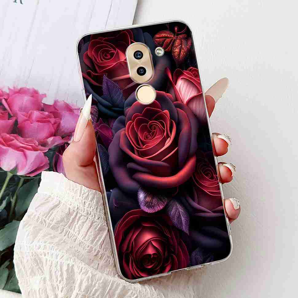 For Huawei Honor 6X BLN-AL10 Case Cute Cartoon Painting Soft Silicone TPU Cover For Honor 6X 6x BLN-L21 5.5" Popular Cats Shell