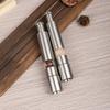 Manual Salt And Pepper Grinder Set Stainless Steel Pepper Mill with Clear Storage