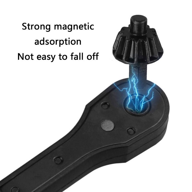 2-in-1 Bohrfutter-Schlüssel Ratsche, Schnellauslösung Bohrfutter Ratsche für Bohrmaschinen und Elektrowerkzeuge