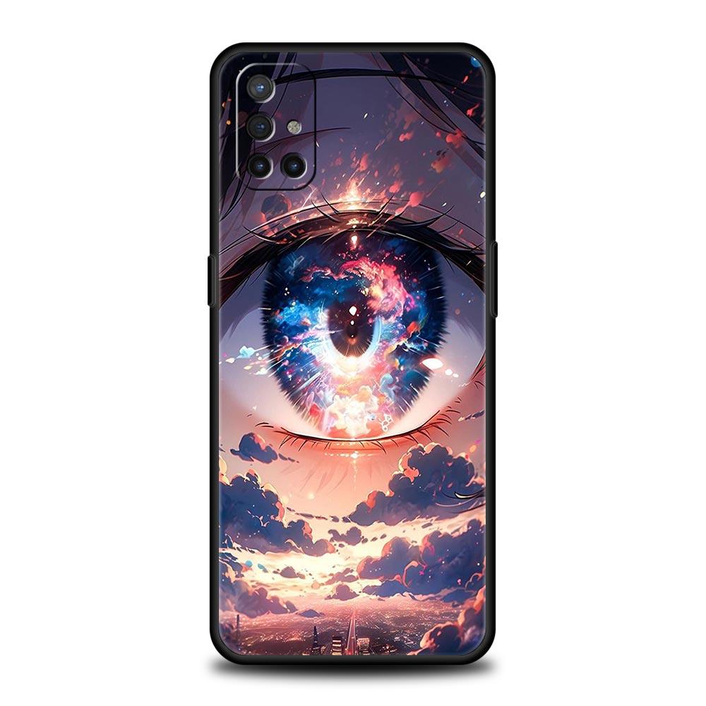 Cartoon Cute eyes art Phone Case For OnePlus 12 11 10 9 8 7 7T Pro 12R 10R 9RT 9R 8T Nord N100 N200 N10 2T CE 2 5G Soft Cover