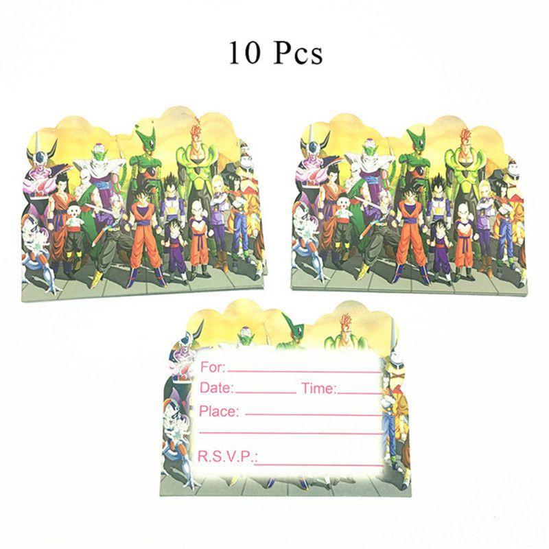 Z Ball Dragon Theme Party Decor Supplies Tableware Birthday Party Decorations