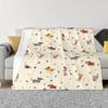 Cute Dachshunds Puppy Blanket Dog Flannel Warm Throw Blankets for Home Decor Spring Autumn Cozy Living Room