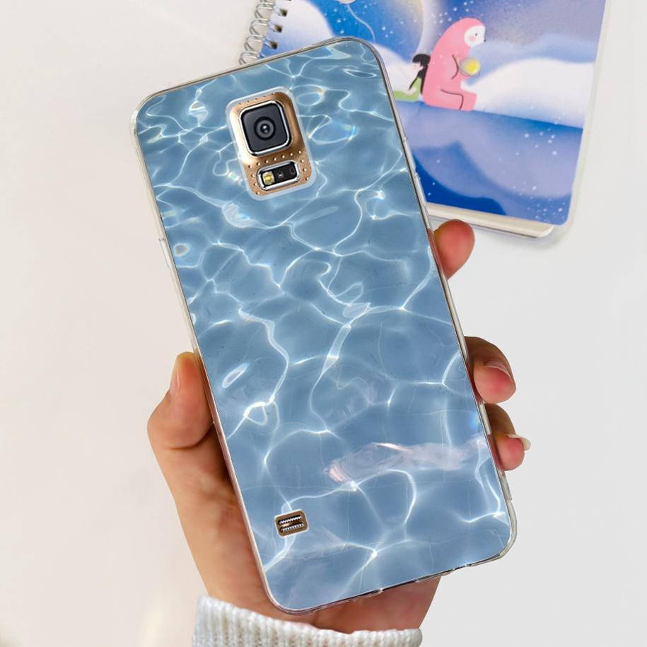For Samsung Galaxy S5 Case G900F G900I i9600 S 5 Back Cover Cool Painted Soft Silicone Clear Phone Case For Samsung S5 Neo Coque