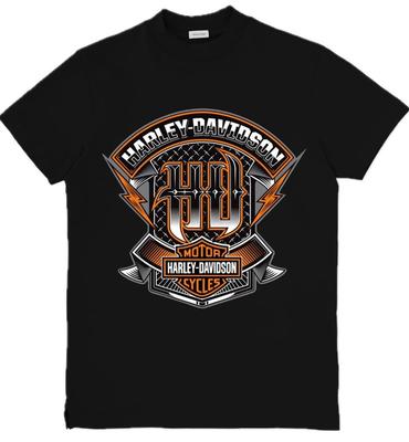 Harley-Davidson Inspiriertes Grafisches Unisex T-Shirt Adler Schädel Grafik T-Shirt S-3XL