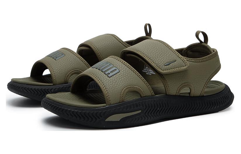 Men's Sandals PUMA SoftridePro Sandal 24 Beach Sandals Unisex Olive Green