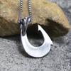Vintage Stainless Steel Viking Anchor Hook Necklace for Men's Fashion Jewelry Viking Necklace Pendant Gift Men Chain