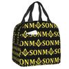 Custom Freemason Square & Compass Gold Masonic Thermal Insulated Lunch Bag Women Resuable Lunch Tote for Picnic Storage Food Box