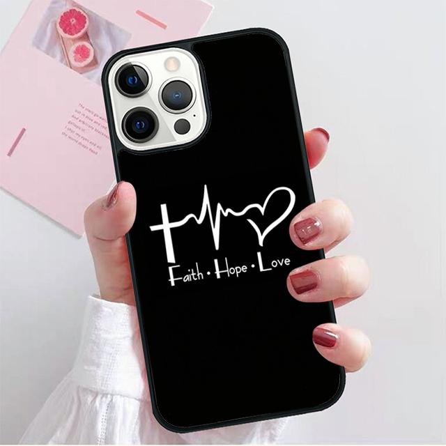 Faith Christian Religious Jesus Phone Case Cover For iPhone 17 Air 16 15 14 12 13 11 Pro MAX apple Plus Coque Shell