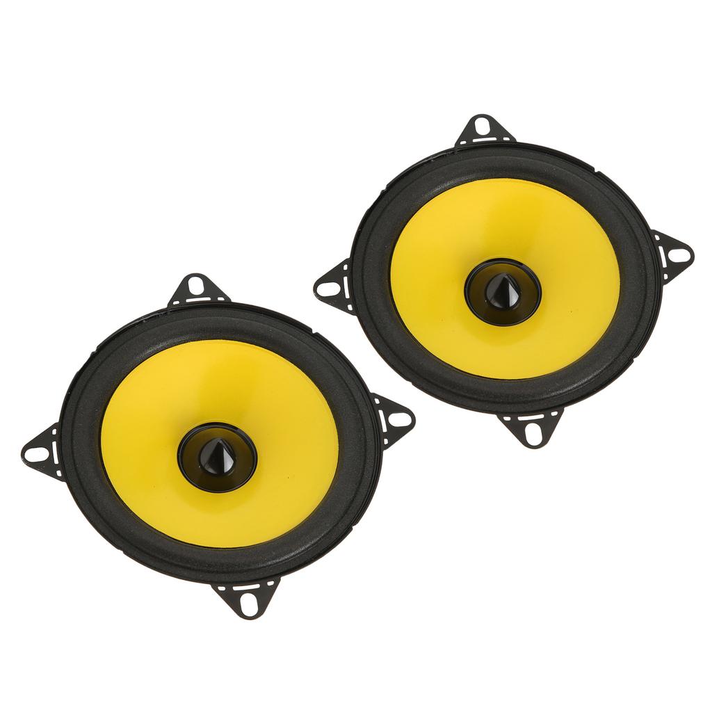 2Pcs Car Loudspeaker Coaxial Speaker Full Range 4in 300W for Audio System Modification