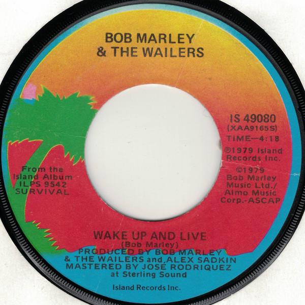 

7inch Record BOB MARLEY & THE WAILERS - Wake Up And Live IS49080 Island Records 1979 US Reggae, Ska & Dub Used