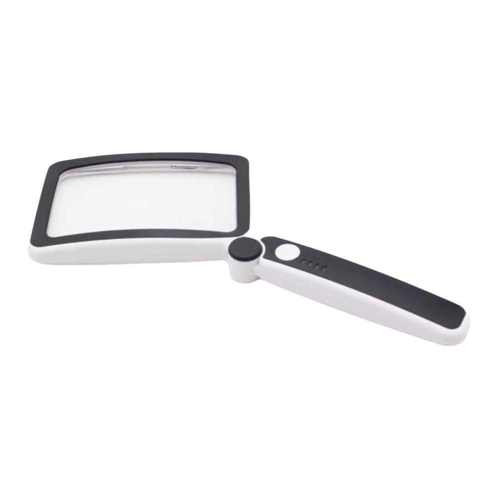 

4X Magnification Magnifying Glass 10 LED Lights Handheld Reading Magnifier Handheld Operation чорний