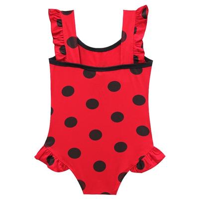 Super X Children Kids Girls Sleeveless Polka Dot Pineapple Print One-Piece Swimsuit