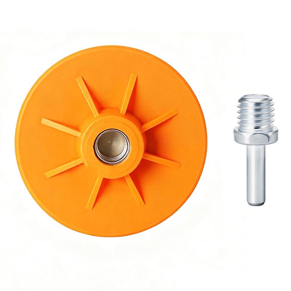 100mm Wet Dry Polishing Disc With Connecting Rod 5/8''-11 Thread Angle Grinder Polishing Pad For Grinding Deburring Stone Glass