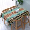 1pc  Boho Geometric Aztec Tablecloth,  Farmhouse Dining Table Cover for Kitchen Dining Room Party Decor