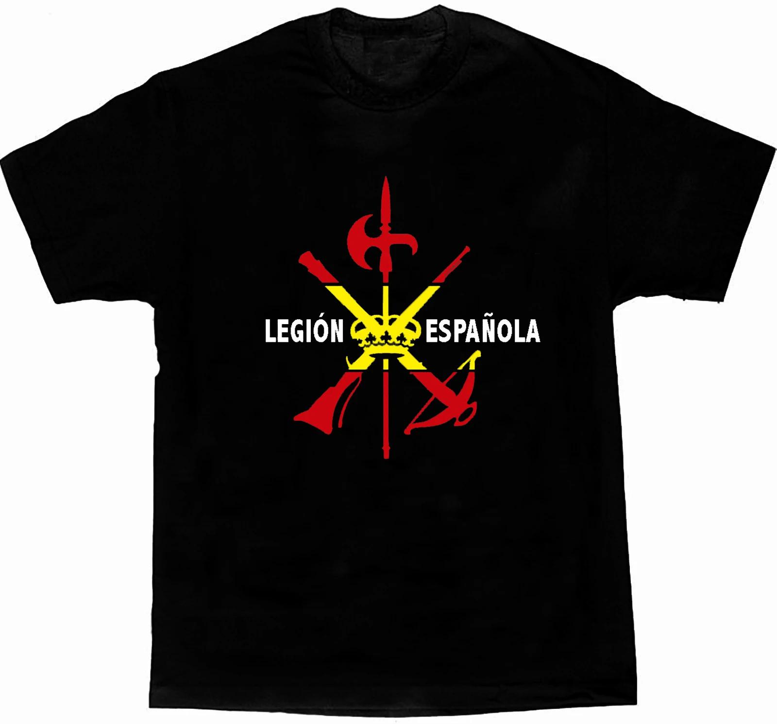 

LEGIÓN ESPAÑOLA Spanish Legion Emblem TShirt Summer Cotton Short Sleeve ONeck Mens T Shirt New S3XL S