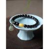 DIY Indian Rosewood 78 Straight Cut Bracelet New Chinese Style Unisex Fashionable Simple