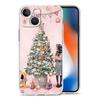 Christmas Art Girls Coffee Transparent Phone Case For iPhone 15 14 13 12 11 Pro Max XS X XR SE 7 8 Plus TPU Lens Protect Cover