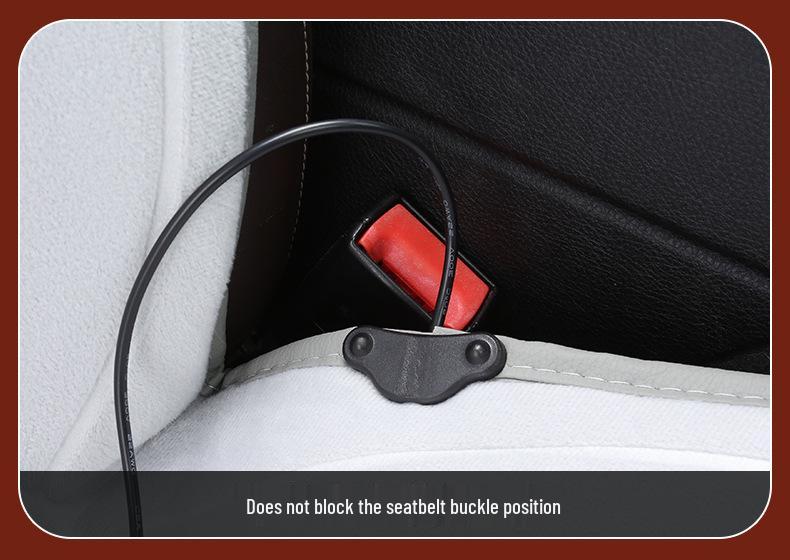 Car Heated Seat Cover with Backrest, 12V/24V for Sedans, Trucks, and Minivans.