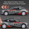 1:32 GR86 M4 Toys Models Cars Alloy Diecasting Miniature Car Toy Light Music Wheel Pull Back Vehicles for Toddler Kids Gifts