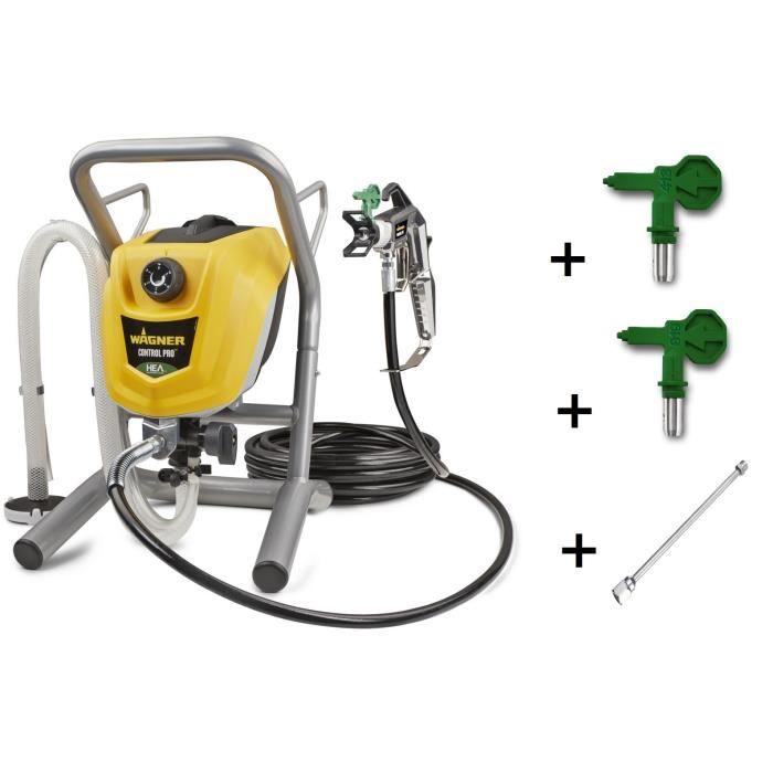 Joom Wagner Negro Airless Hea Control Pro 250M Pistola De Pintura Airless + 2 Boquillas + Extensión