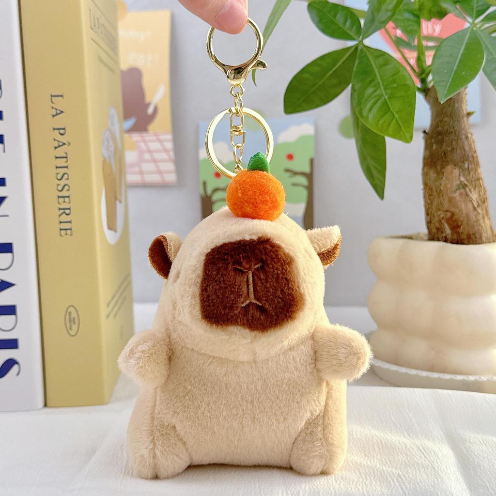 Popular Guinea Pig Plush Keychain - Cute Cavy Backpack Charm & Ornament