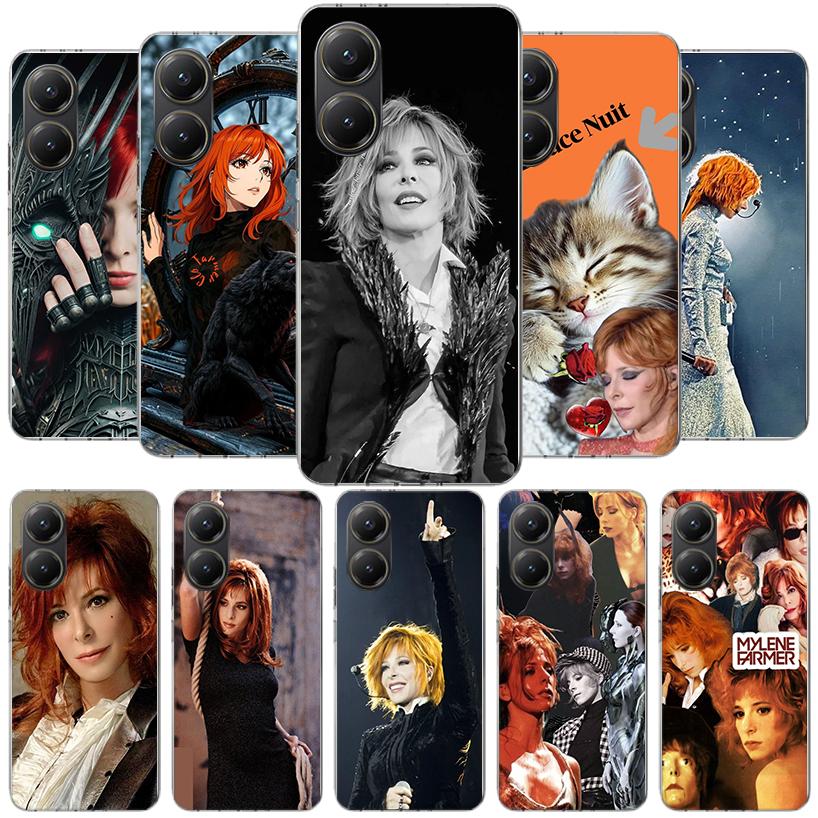 Mylene Farmer Phone Case For Xiaomi Poco F7 Ultra X7 X6 X5 Pro M7 Redmi 15C 15 13C 13 12C 12 10C 10 9A 9C 9T 9 Shell Poco F7 Ult