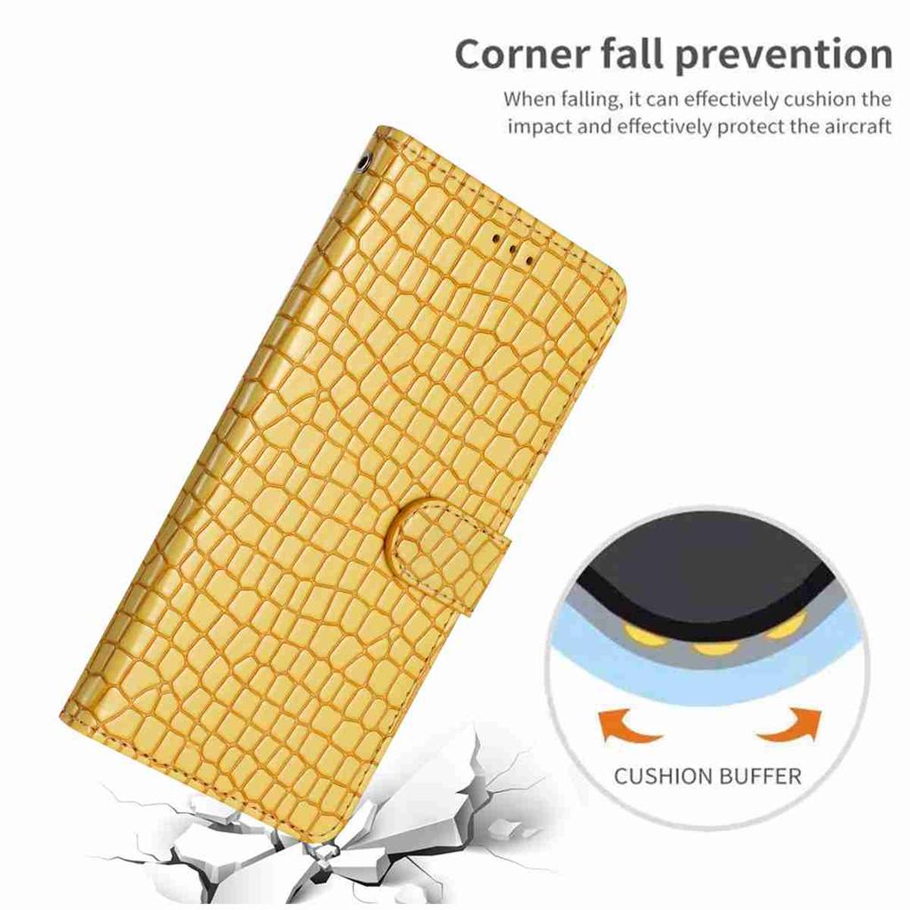 Crocodile Fashion Phone Case for Oppo series.Oppo A17 A18 A36 A54 A57 A58 A74 A76 A77 A78 Reno8...,Faux Leather Wallet with Card Slots & Shockproof