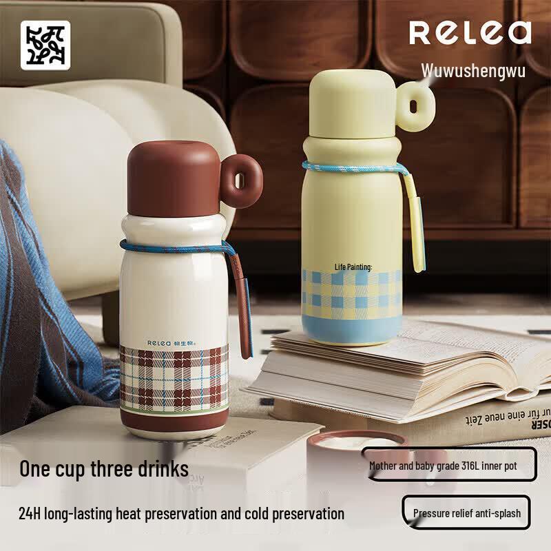 RELEA Paipai Dual-Drink Insulated Bottle