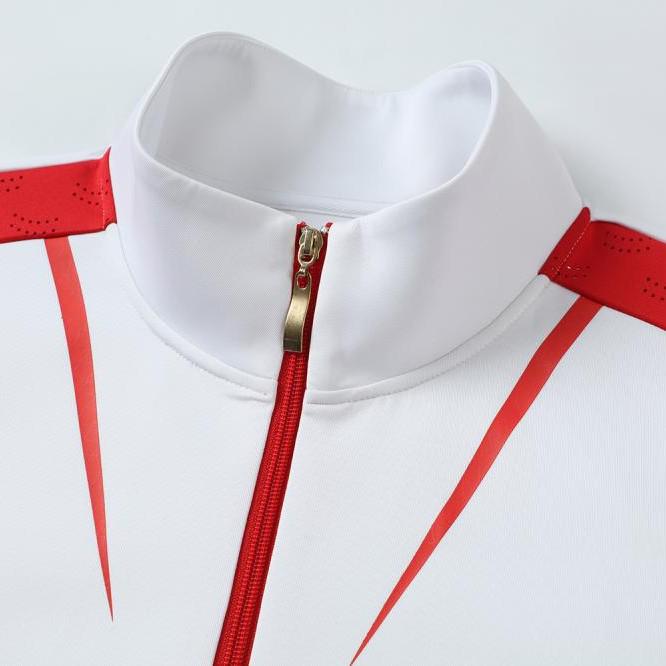 Captain China Tracksuit Set - Unisex Long Sleeve Jacket and Pants for Casual, Ceremonial, and Training Use In Autumn