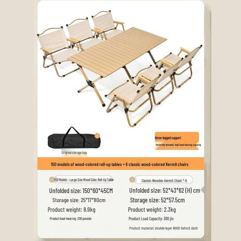 Outdoor Portable Folding Picnic Table