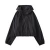 Fashion Style 2024 Spring New Arrival Women's Clothing Zipper Casual Loose Long Sleeves All-Matching Hooded Jacket Short Outwear