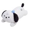 Cartoon Dog Plush Toy with Hat, Cute Puppy Lumbar Support Cushion, Companion Stuffed Animal