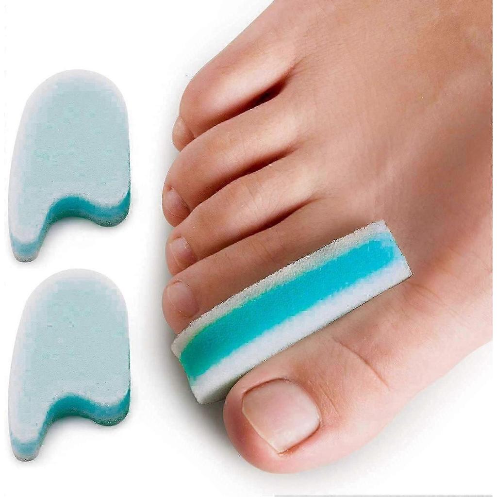 Toe spacer, 8-piece toe separator for toe alignment and overlapping toes and hammertoe pain relief