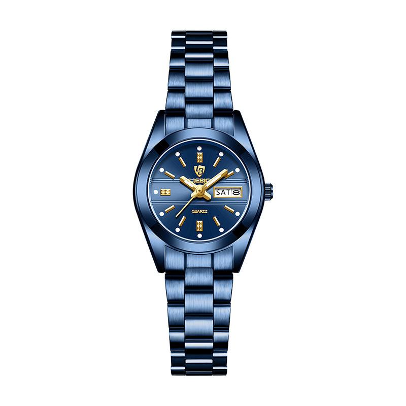 Local Gold Men's and Women's Quartz Watches, Business Steel Band Watches, Waterproof Watches, Couples' Watches