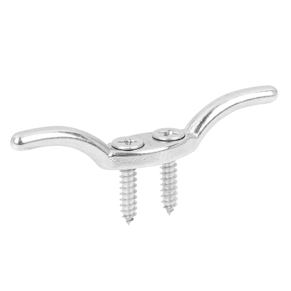 X AUTOHAUX Boat Flagpole Cleat Hook Skew 316 Stainless Steel