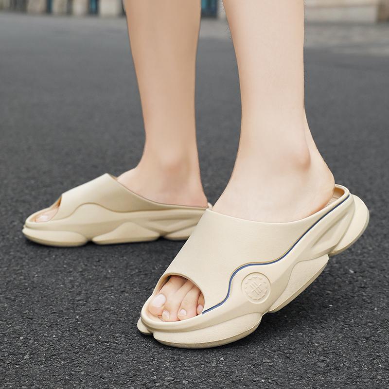 Slippers for Men Men's Sandals Beach Shoes for Men Soft and Comfortable Wear-resistant Indoor and Outdoor Non-Slip Thick Bottom