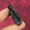 Faceted Zambian Emerald Pendant Copper Wire Wrapped Gemstone Pendant Handmade Copper Jewelry Flower Pendant Gifts For Him Wire Wrap Jewelry