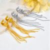 Fashion Stainless Steel Fringed Earrings Niche Niche Simple Temperament Women's Jewelry Ear Jewelry