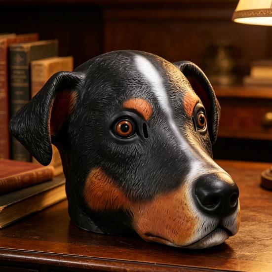 Latex Dog Head Masque Realistic Animal Full Head Masque for Halloween Costume Cosplay Fancy